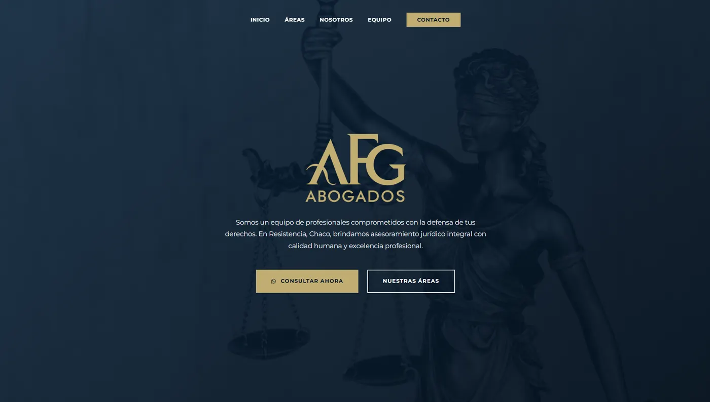 Web de AFG Estudio