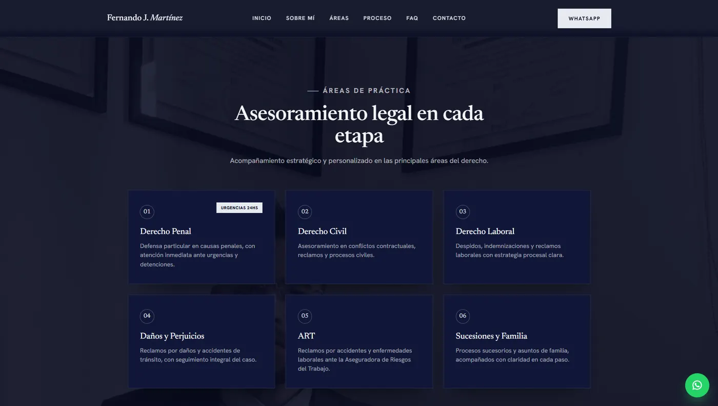 Captura de la web de Fernando J. Martínez
