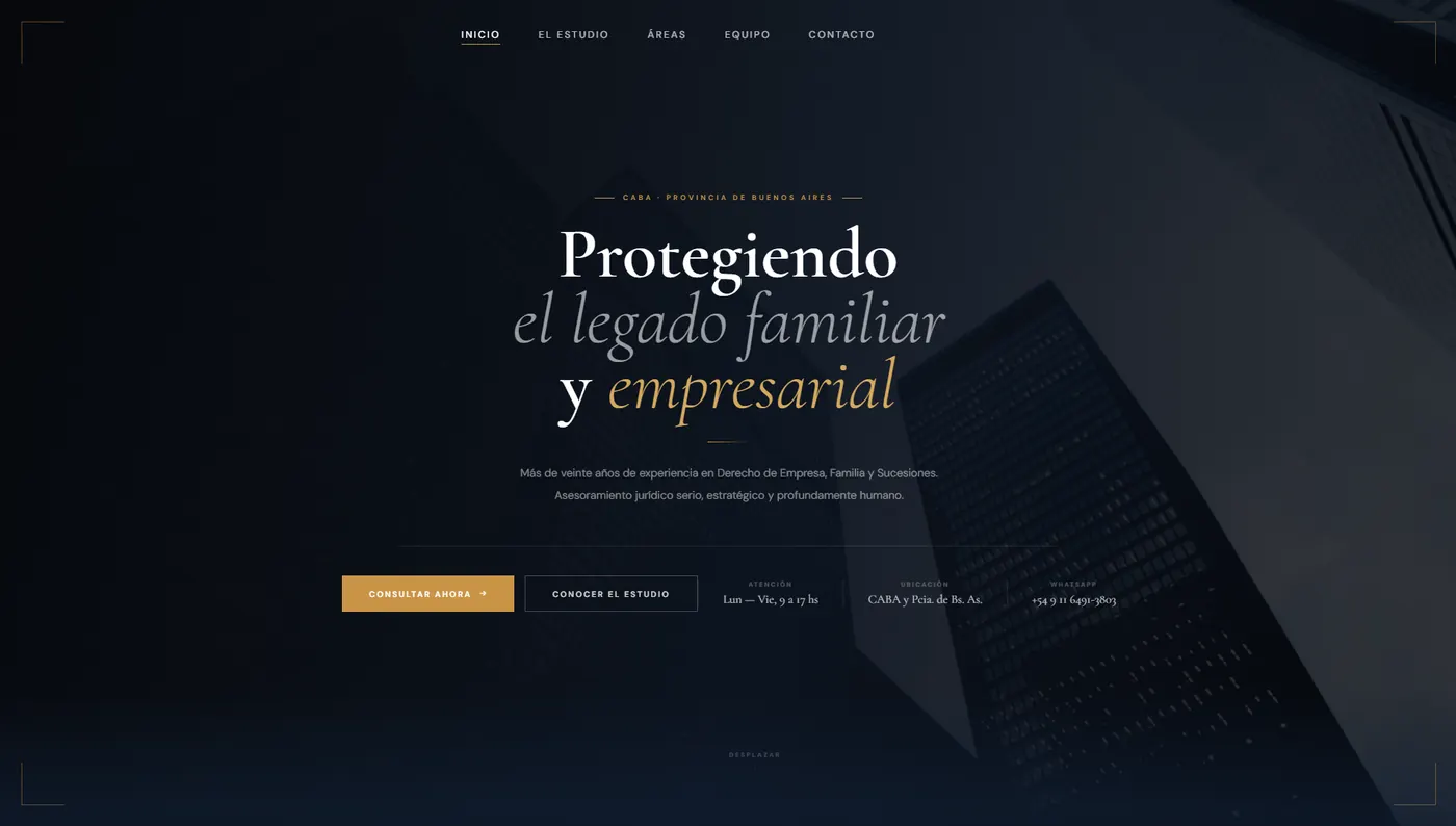 Captura de la web de Tucci | Esquivel