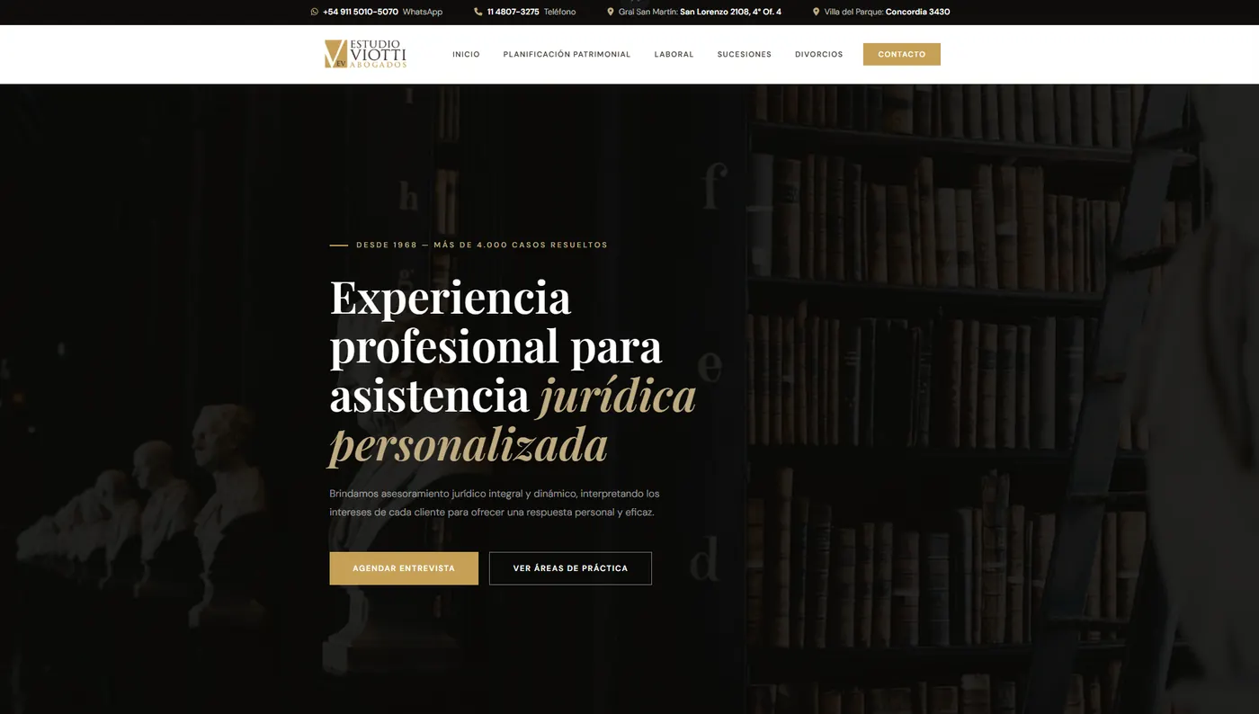 Web de Estudio Viotti