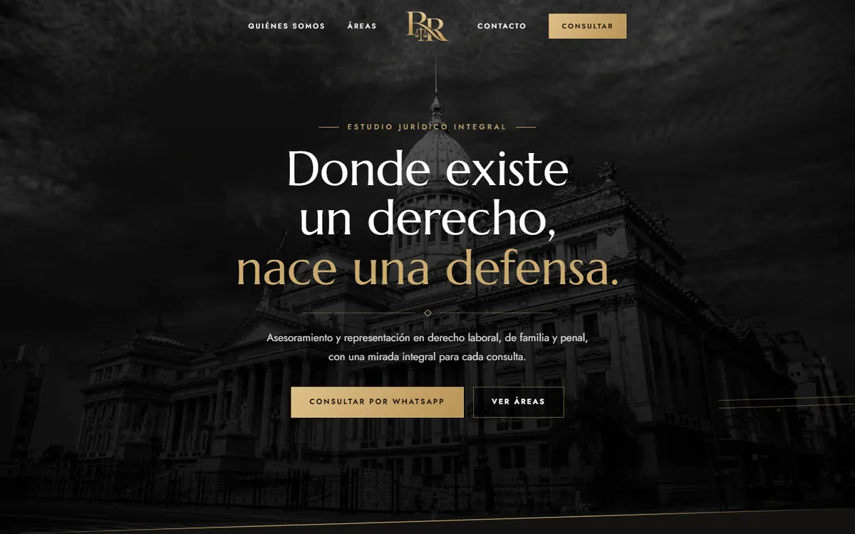 Página de inicio de la web de Dr. Ramiro Ramirez