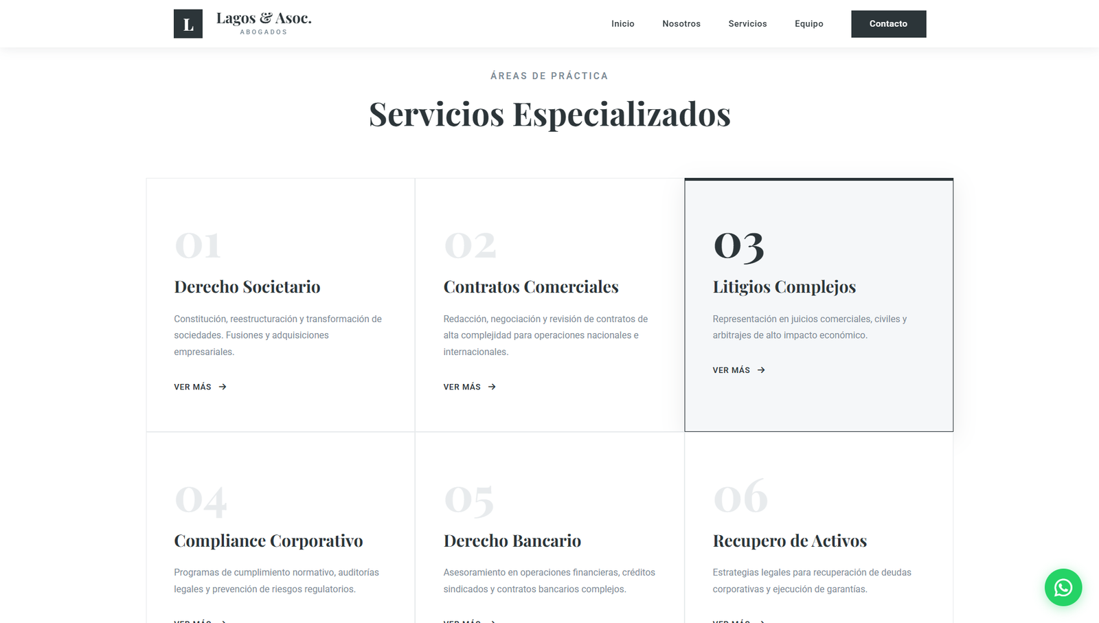 Lagos & Asociados - Formulario