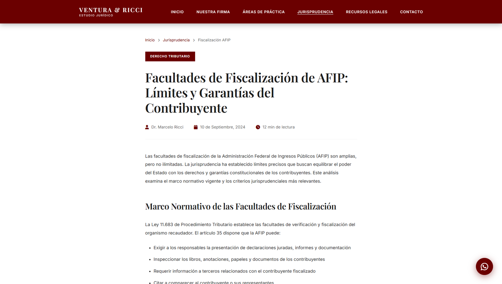 Ventura & Ricci - Blog